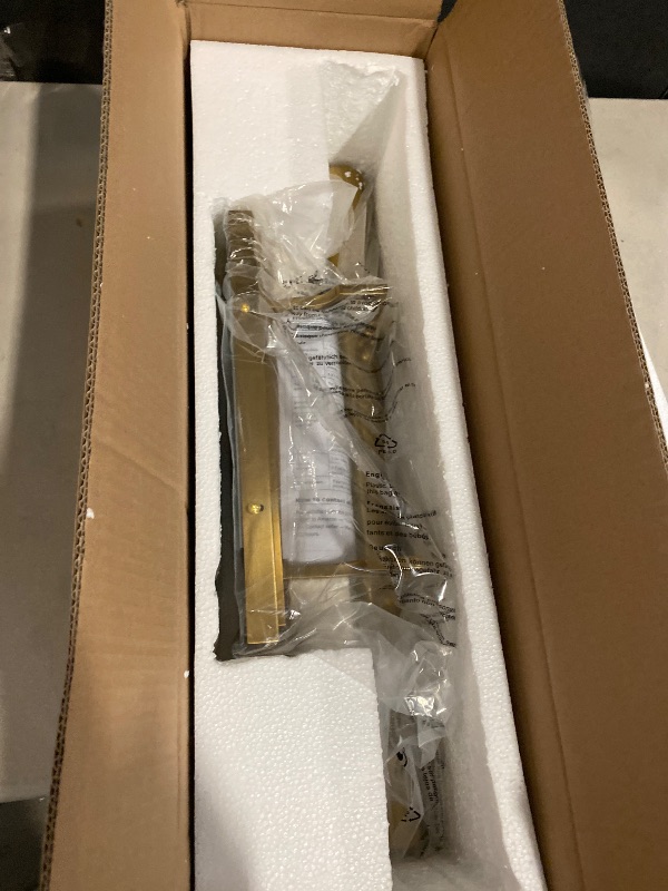 Photo 1 of BELS Picture Light for Wall, 24 Inch Gold Wall Light Hardwire, Warm Light 2700K, 270° Rotatable, E12 Base, 3-Light Picture Frame Lights for Painting, Living Room, Bedroom(Exclude Bulb)