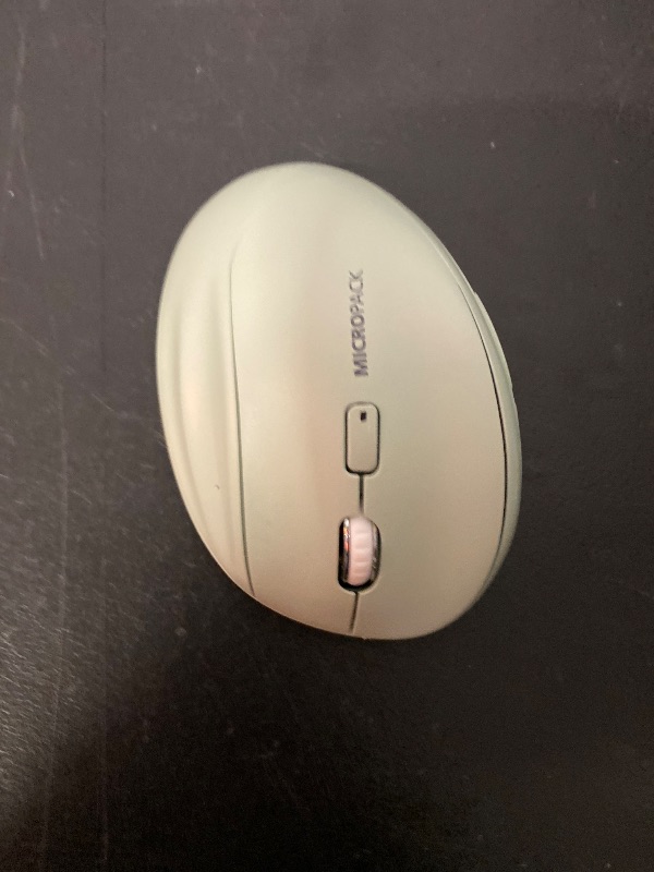 Photo 1 of Ergonomic Wireless Mouse with USB Receiver for PC Computer, Laptop and Desktop, Ergo Vertical Mouse with Silent Clicks Long Battery Life, Up to 1600 DPI & 1 AA Battery Powered, Green