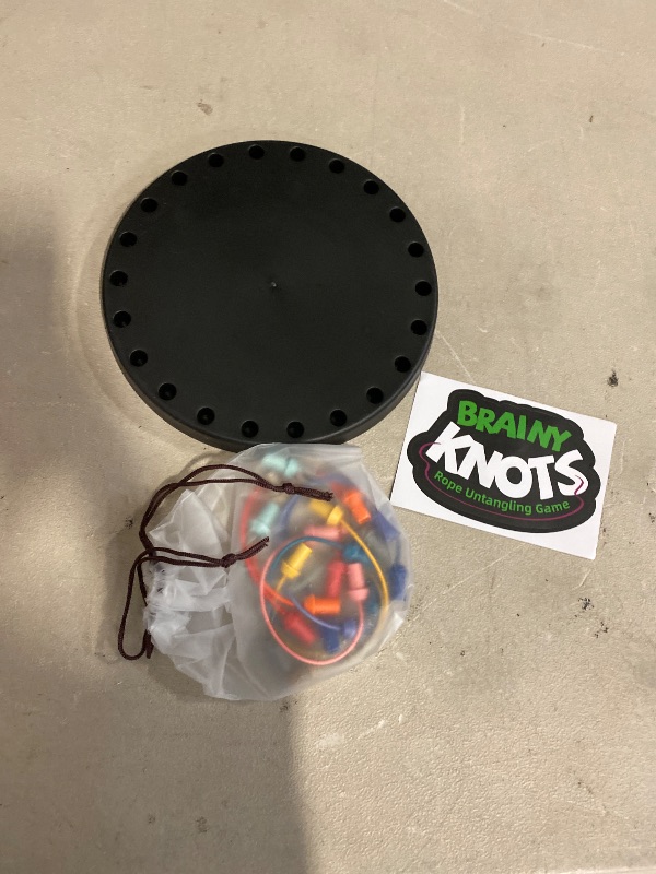 Photo 1 of Brainy Knots Rope Untangling Game,Twisted Rope Puzzle Game, Strategy Board Game Rope Untangling Challenge Game, String Solution Central Lacing Toys