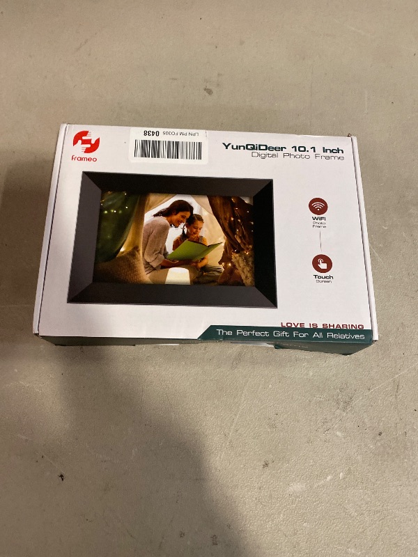 Photo 1 of Frameo 10.1 Inch WiFi Digital Picture Frame with 32GB Storage,1280 * 800P IPS HD Touch Screen,Send Photos/Videos from Your Phone Anywhere, Photo Gifts for Parents and Grandparents
