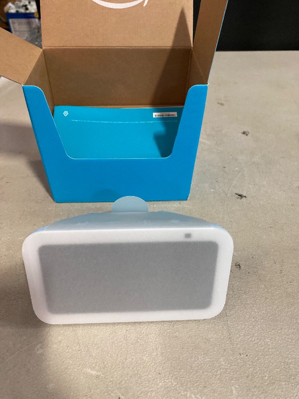 Photo 1 of Amazon Echo Show 5 (newest model), Smart display, Designed for Alexa+, 2x the bass and clearer sound, Cloud Blue