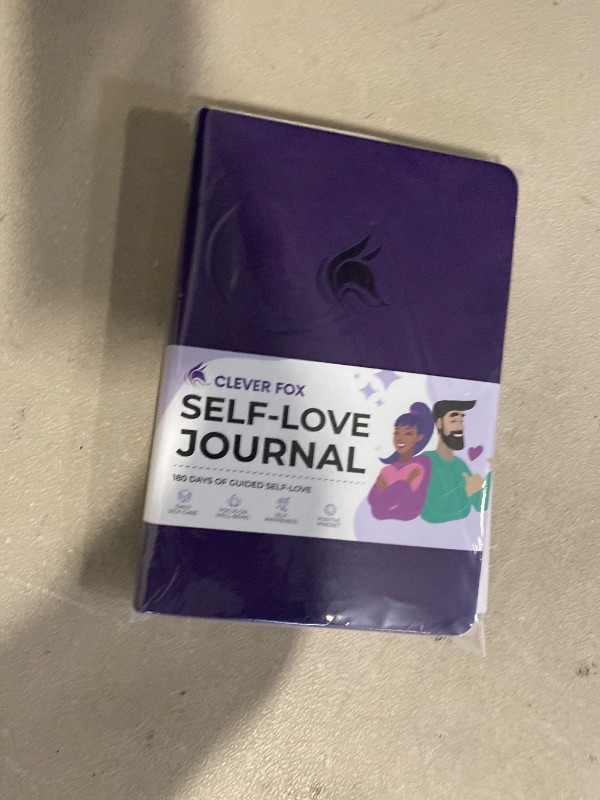 Photo 1 of Clever Fox Self-love Journal – Guided Self-Discovery Log for Self-care, Reflection & Self-help, Mental Health, Gratitude & Mindfulness (Purple)