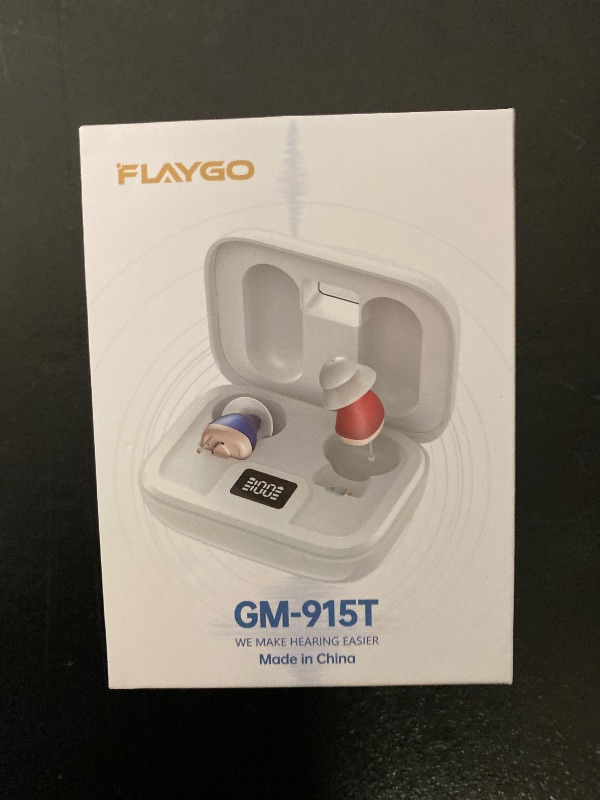 Photo 1 of Flaygo Rechargeable Hearing Aids for Seniors with 16-Channel Digital Chips Intelligent Noise Cancellation for Clear Sound Super-Mini Invisible Design Comfort Fit in Ear Canal & 7-Day Ultra Standby