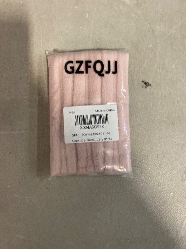 Photo 1 of Generic 3 Piece Tracheostomy Tube Holder Adjustable Tracheotomy Intubation Securement Tape Tracheotomy Securemen,Reusable Tracheotomy Tie for Post Neck Surgery (Pink)