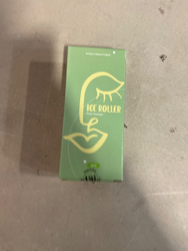 Photo 1 of ROSELYNBOUTIQUE Ice Roller for Face & Gua Sha Facial Tools - Wrinkles Fine Lines Puffiness Massager Facial Skin Care Tools Self Care Gifts for Men Women (Green)