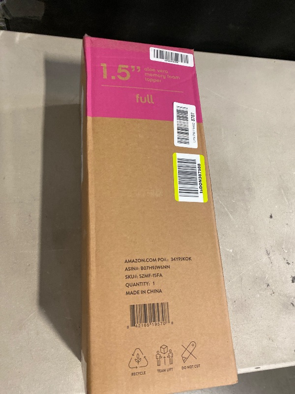 Photo 1 of Full - Helix ErgoAlign Mattress Topper with GlacioTex™ - Full