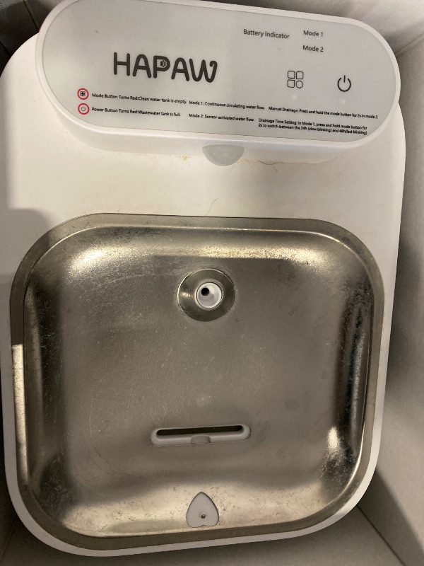 Photo 1 of Cat Water Fountain, Wastewater Separation & No Filter Cotton, Pet Water Dispenser with 101oz/3L Large Capacity Tank, Wireless Automatic Water Fountains for Cats Indoor Cat Watering Supplies