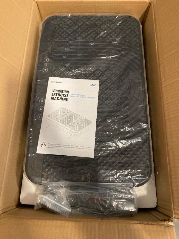 Photo 1 of AXV Vibration Plate Fitness Platform Exercise Machine Vibrating Shaking Full Body Shaker Workout Vibrate Stand Shake Board Sport Gym for Weight Loss Fat Burner for Women Men