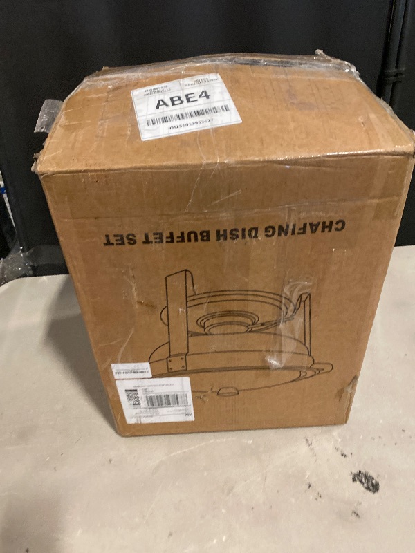 Photo 1 of Chafing Dishes for Buffet 4 Pack, 6QT [Worry-Free Assemble] Food Warmers for Parties Buffet [Elegant Gold and Silver Colors] Stainless Steel Round Chafing Dish Buffet Set with Complete Set