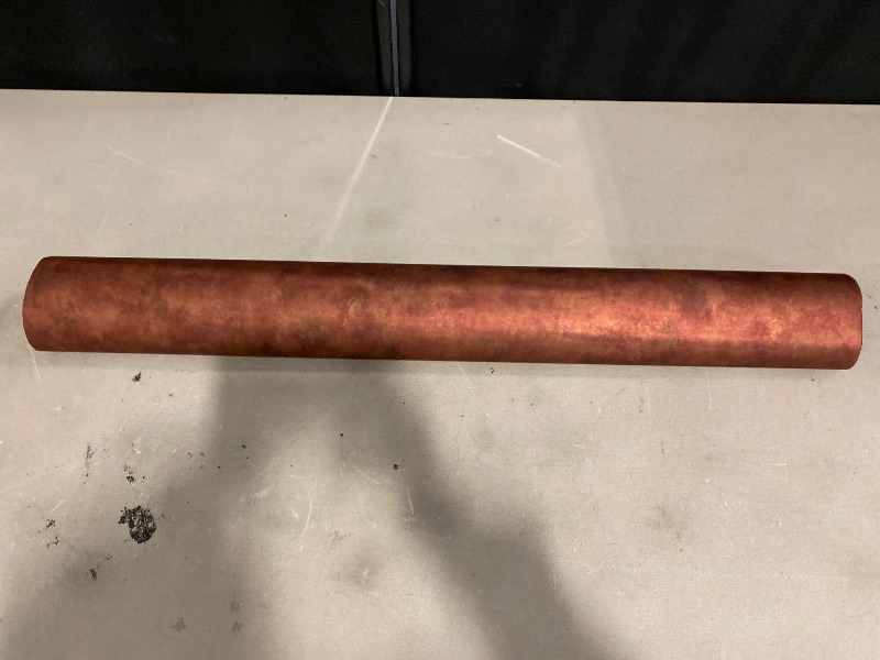 Photo 1 of JSEVEM 16"×118" Extra Thick Luxury Red Copper Gold Rusty Metallic Concrete Wallpaper Peel and Stick Glossy Textured Metallic Concrete Contact Paper Vinyl Wall Stickers for Kitchen Cabinets Countertops