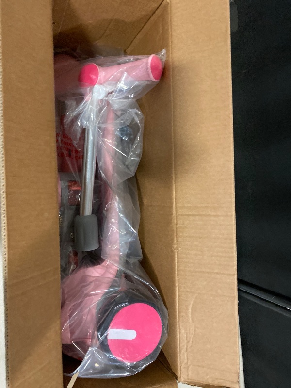 Photo 1 of 3 Wheel Scooter for Kids - Foldable & Unbreakable, 2-in-1 Kick Scooter with Music and Lights, Adjustable Height, Wide Deck, Flashing Wheel Lights, Easy for Beginner Toddlers Aged 3-8