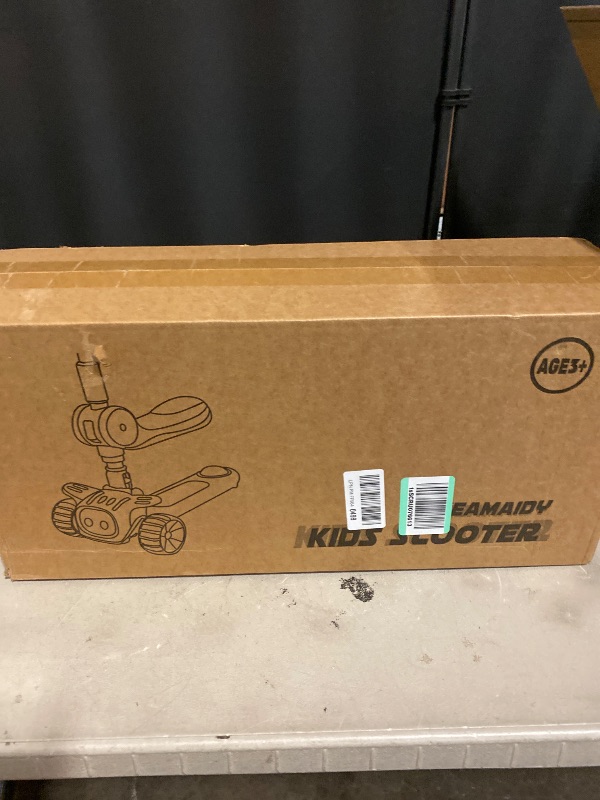 Photo 1 of 3 Wheel Scooter for Kids - Foldable & Unbreakable, 2-in-1 Kick Scooter with Music and Lights, Adjustable Height, Wide Deck, Flashing Wheel Lights, Easy for Beginner Toddlers Aged 3-8