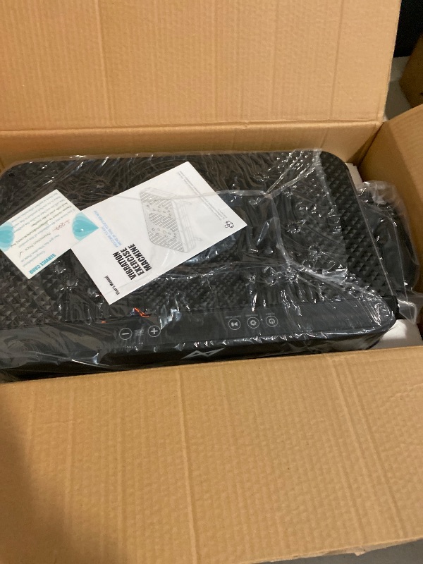 Photo 1 of AXV Vibration Plate Fitness Platform Exercise Machine Vibrating Shaking Full Body Shaker Workout Vibrate Stand Shake Board Sport Gym for Weight Loss Fat Burner for Women Men