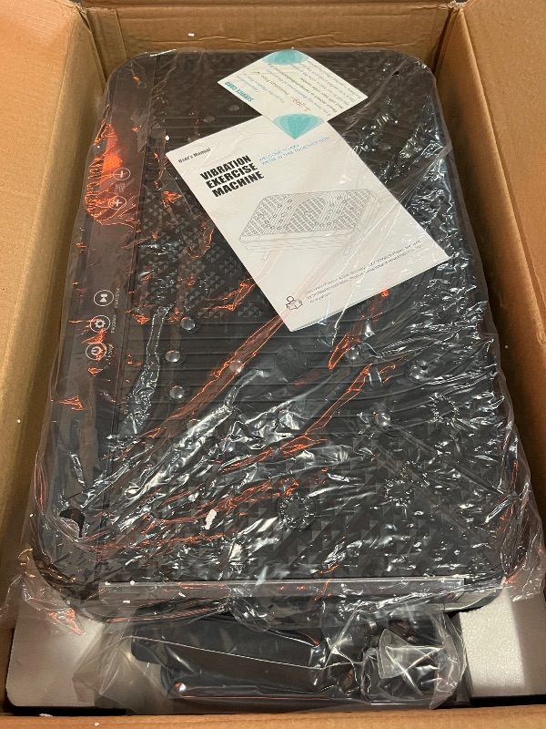 Photo 1 of AXV Vibration Plate Fitness Platform Exercise Machine Vibrating Shaking Full Body Shaker Workout Vibrate Stand Shake Board Sport Gym for Weight Loss Fat Burner for Women Men
