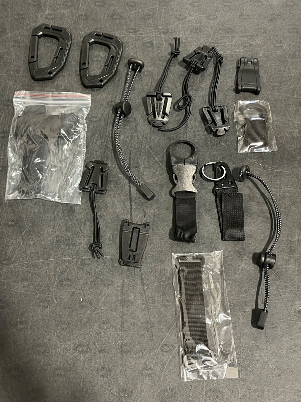 Photo 1 of  Molle Accessory Clips Kit , Molle System Belt Loops Molle Strap Attachments for Tactical Backpacks 