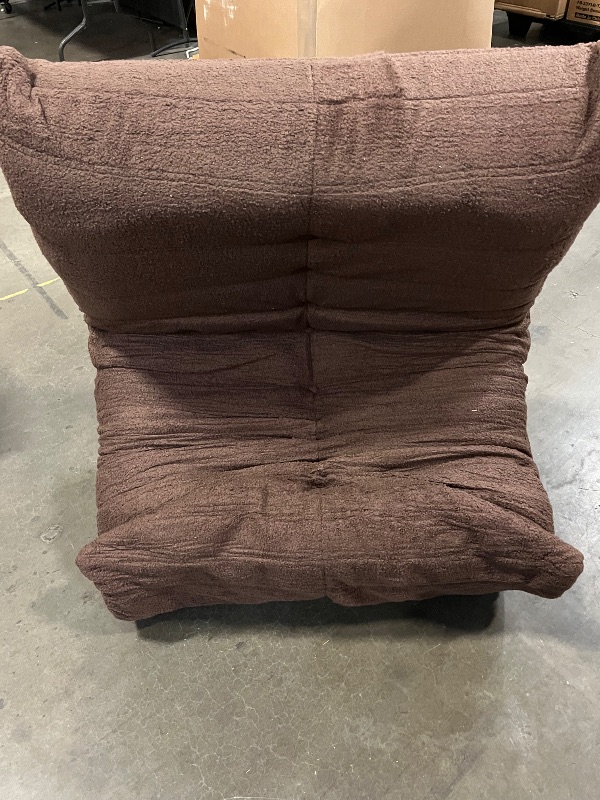 Photo 1 of Bean Bag Chairs for Adults, Memory Foam Reading Bean Bag Sofa Chair with Faux Fur Filler, Fireside Floor Gaming Chairs for Living Room, Bedroom and Office(Coffee, Small)
