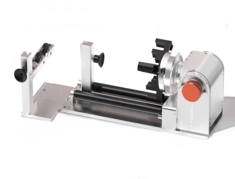Photo 1 of 5-in-1 Rotary Roller Set For Engraving Cylindrical Objects
