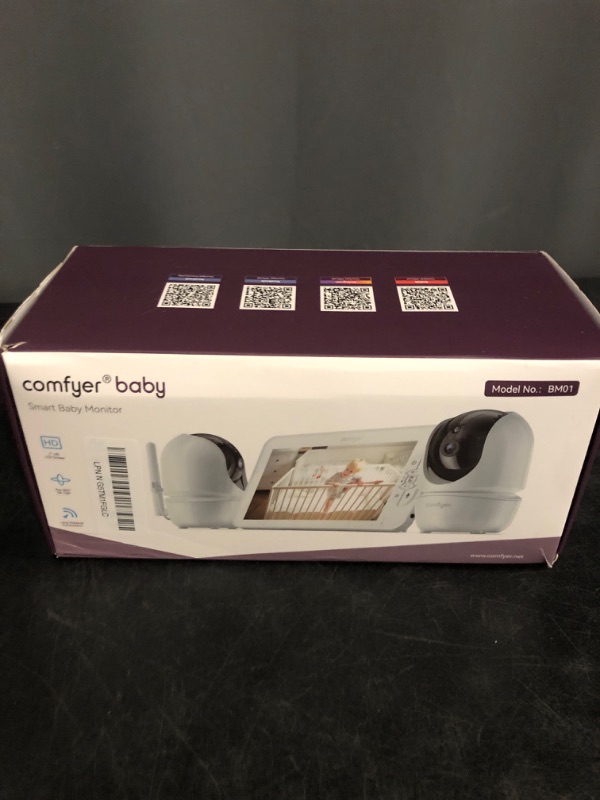 Photo 1 of 7" Split-Screen Baby Monitor with 2 1080P Cameras, 720P HD No WiFi Monitor with a Flexible Bracket, 6000mAh Battery, VOX Mode, 2 Way Audio, Remote PTZ, Auto Night Vision
