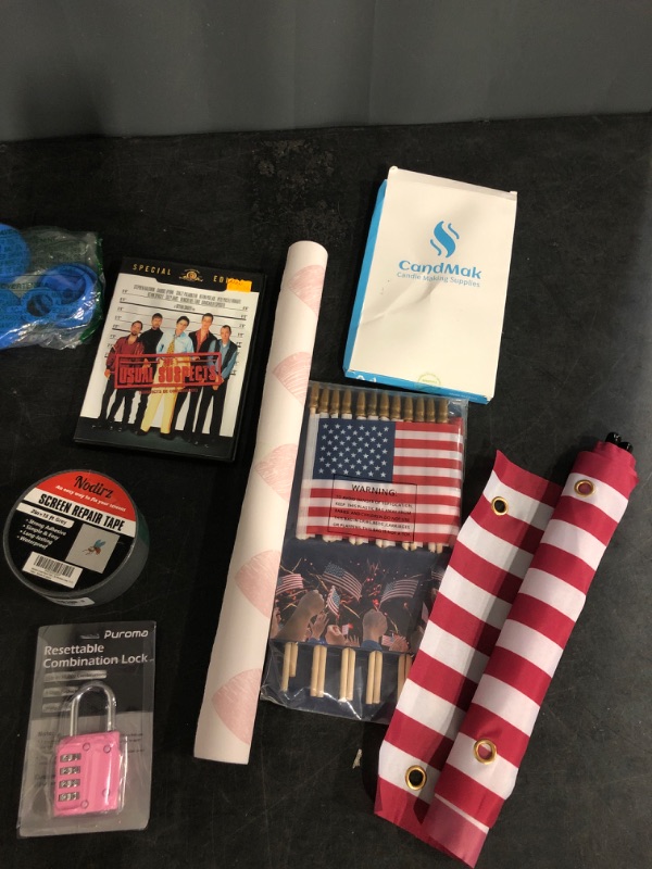 Photo 1 of 14 mixed houseware items.