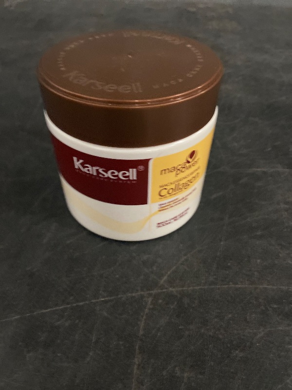 Photo 1 of Hair Mask Karseell Deep Conditioner Argan Oil Collagen Treatment Natural Coconut Oil for Dry and Damaged Hair 16.9Oz 500ml