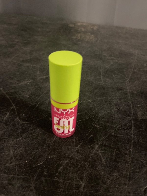 Photo 1 of NYX PROFESSIONAL MAKEUP Fat Oil Lip Drip, Moisturizing Lip Oil Gloss, Vegan Tinted Formula, Up to 12 HR Hydration - Missed Call (Sheer Pink)