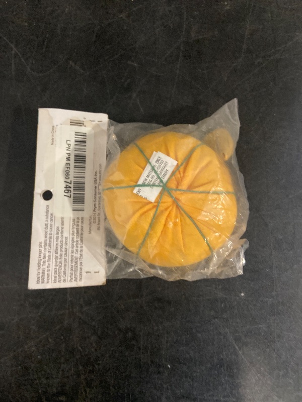 Photo 1 of 2.75" Tomato Pin Cushion Pincushion with Strawberry Emery (6.7cm) (Yellow)