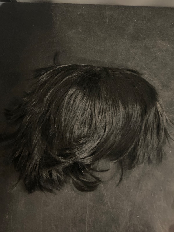 Photo 1 of Aicos Anime Cosplay Wig Brown Hair Wig for Man, Brown Layer Wig for Cosplay Show + Wig Cap