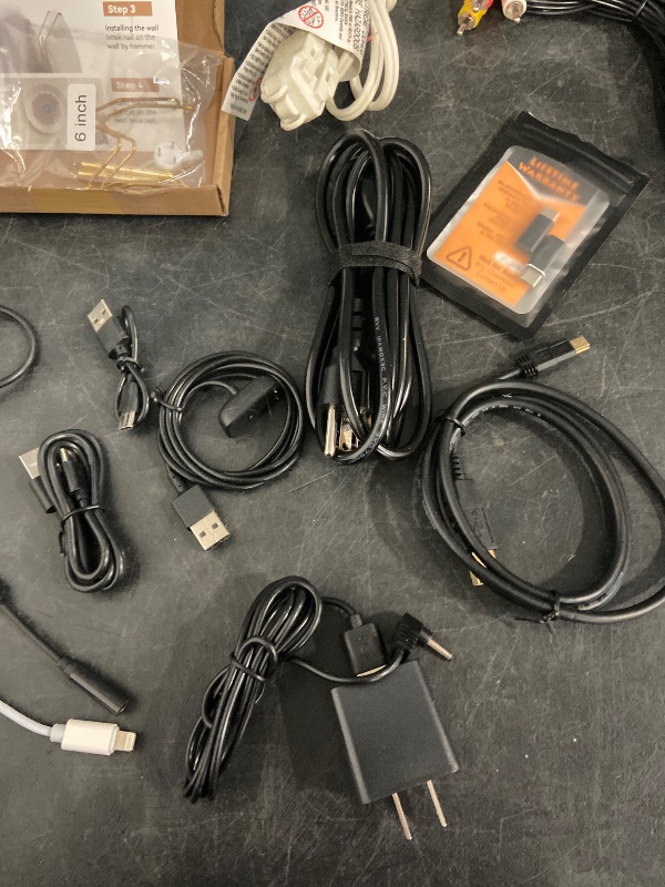 Photo 1 of 15 mixed wires and plumping items