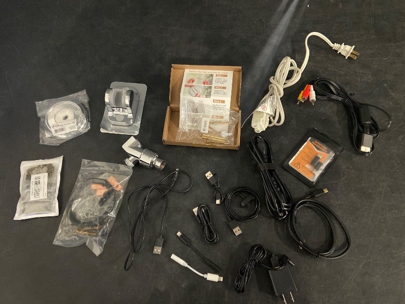 Photo 1 of 15 mixed wires and plumping items