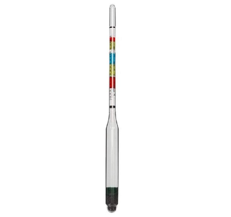 Photo 1 of FastRack Triple-Scale Hydrometer - ABV Hydrometer - Specific Gravity Hydrometer to accurately Test ABV and the Specific Gravity of Your Wine, Beer, Mead or Kombucha