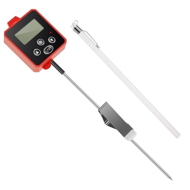 Photo 1 of Digital Candy Thermometer, Easy to Clean Versatile Food Thermometer Sturdy Instant Read Cooking Thermometer Accurate Digital Meat Thermometer for Cooking