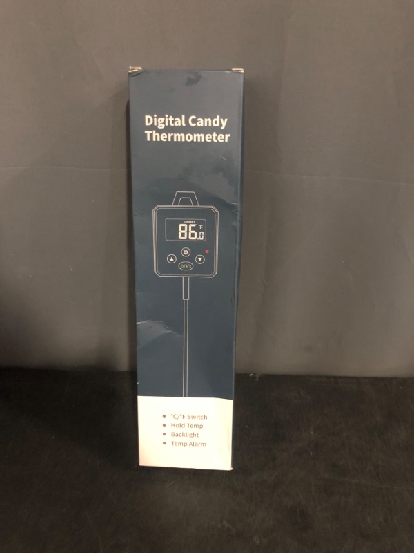 Photo 1 of Digital Candy Thermometer, Easy to Clean Versatile Food Thermometer Sturdy Instant Read Cooking Thermometer Accurate Digital Meat Thermometer for Cooking