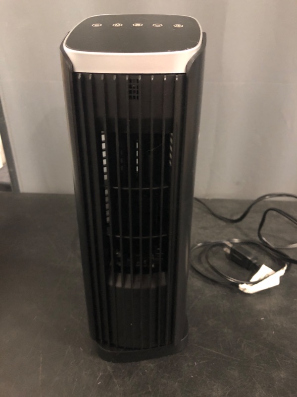 Photo 1 of Fan for Bedroom, 13" Tower Fan with Remote, 4 Modes 4 Speeds Max 24ft/s, 70° Oscillating Desk Fan, 12H Timer Portable Fans, Cooling Fans for Office, Home