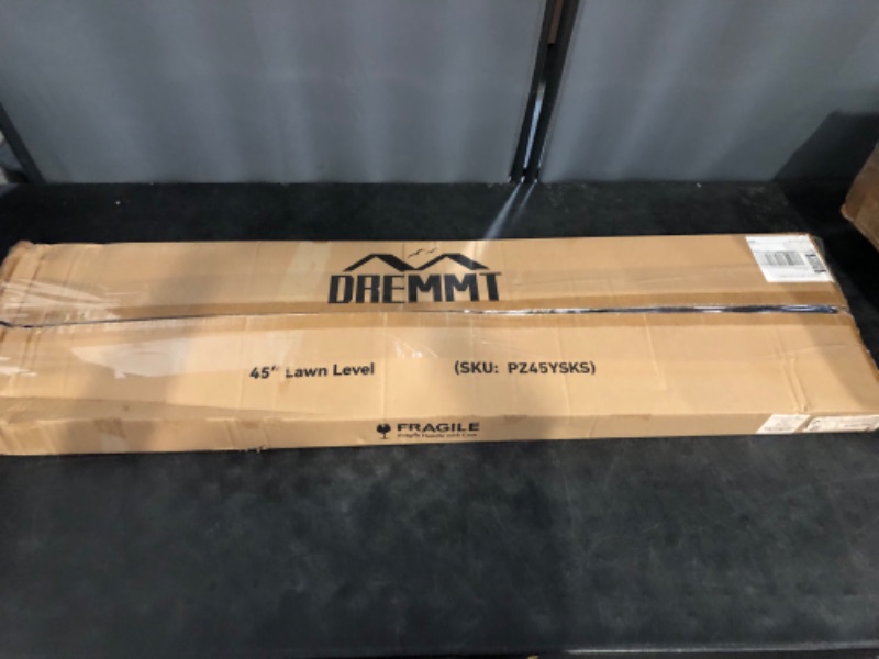 Photo 1 of Lawn Leveling Rake 45" 6.5ft Lawn Leveler Ground Full Stainless Steel Leveling Landscape Rake Topdressing Spreader Levelawn Tool for Backyard, Garden, Golf Couse, Farm, Pasture