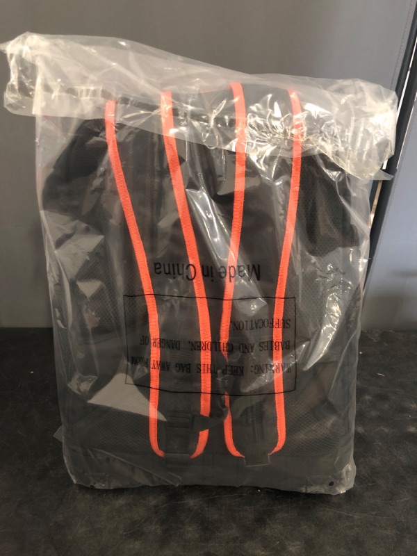 Photo 1 of Golkcurx Tool Backpack, Heavy Duty Backpack Tool Bag, 1680D Implements Carrier for Electrician, Durable and Molded Base