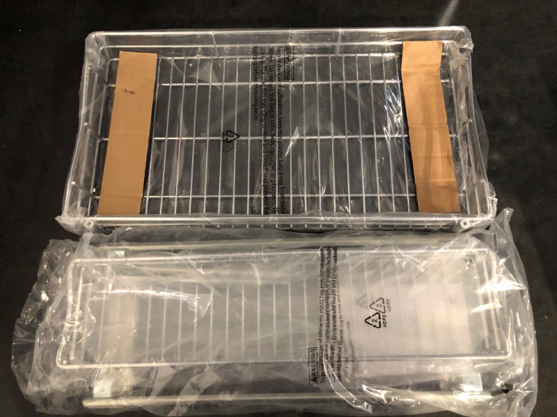 Photo 1 of LYNK PROFESSIONAL® Pull Out Under Sink Kitchen Cabinet Organizer - 11.5 in. x 21 inch deep Drawer - Sliding Shelf Organizer for Cabinets and Undersink Storage Shelves - Lifetime Ltd. Warranty – Chrome