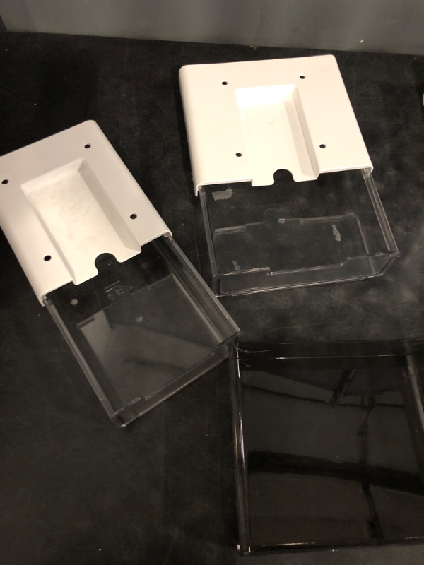 Photo 1 of mixed Under Desk Drawer, Under Shelf Drawers Slide Out Self-Adhesive Standing Desk Drawer Attachment, Plastic Workspace Organizers for Office Home School
