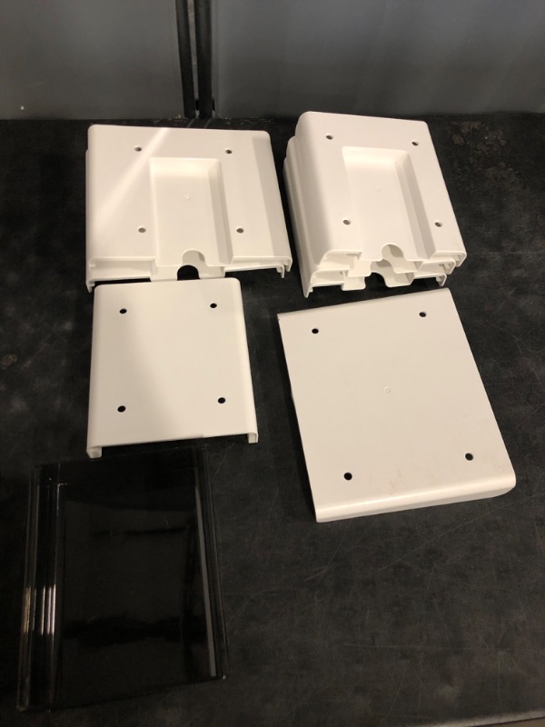 Photo 1 of mixed Under Desk Drawer, Under Shelf Drawers Slide Out Self-Adhesive Standing Desk Drawer Attachment, Plastic Workspace Organizers for Office Home School
