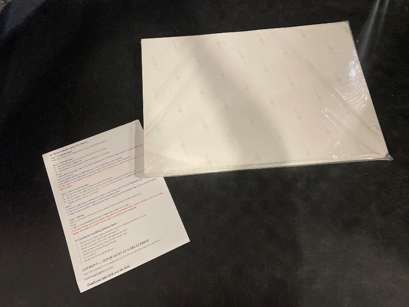 Photo 1 of HTVRONT Sublimation Paper 13x19 Inches - 150 Sheets Excellent Ink Release Sublimation Transfer Paper for Tumblers, Mugs, T-shirts
