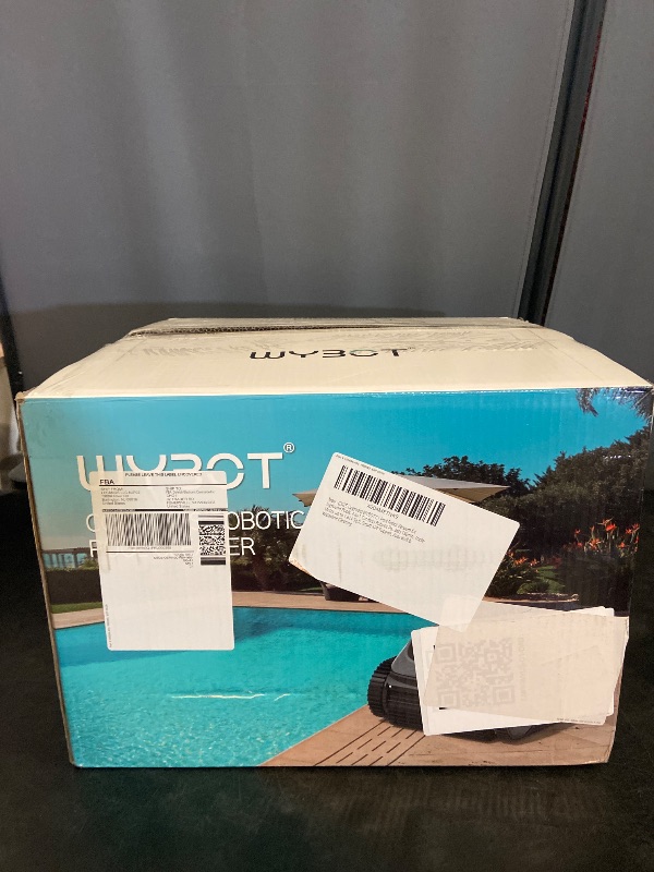 Photo 1 of (PARTS ONLY) WYBOT OS7010C Cordless Robotic Pool Cleaner, Pool Vacuum for Inground Pools up to 1,614 Sq.ft, Wall-Climbing & Waterline Cleaning with Dual Filter, Triple-Motors, Lasts 180 Mins Runtime