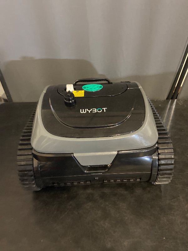 Photo 1 of (PARTS ONLY) WYBOT OS7010C Cordless Robotic Pool Cleaner, Pool Vacuum for Inground Pools up to 1,614 Sq.ft, Wall-Climbing & Waterline Cleaning with Dual Filter, Triple-Motors, Lasts 180 Mins Runtime