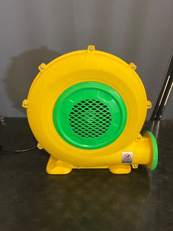Photo 1 of 480W 0.64HP Air Blower, QILEBA Powerful Inflatable Bounce House Blower, Portable Electric Blower Fan Pump Perfect for Inflatable Bounce House, Bouncy Castle, Jumper, Water Slid, Blower Corded (480W)
