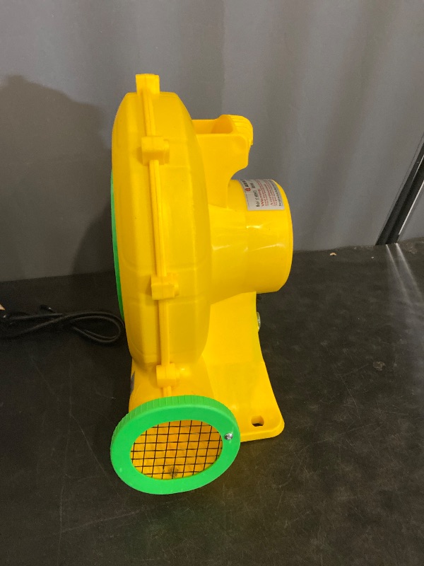Photo 1 of 480W 0.64HP Air Blower, QILEBA Powerful Inflatable Bounce House Blower, Portable Electric Blower Fan Pump Perfect for Inflatable Bounce House, Bouncy Castle, Jumper, Water Slid, Blower Corded (480W)
