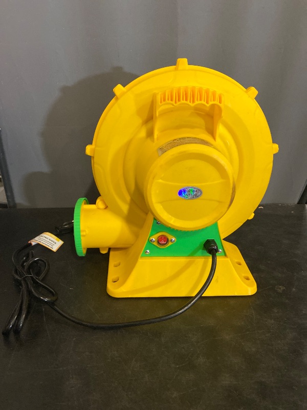 Photo 1 of 480W 0.64HP Air Blower, QILEBA Powerful Inflatable Bounce House Blower, Portable Electric Blower Fan Pump Perfect for Inflatable Bounce House, Bouncy Castle, Jumper, Water Slid, Blower Corded (480W)
