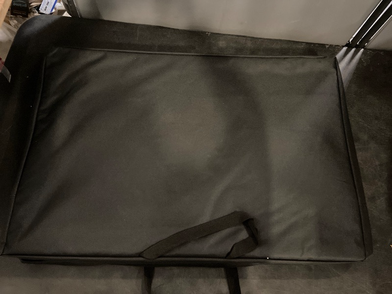 Photo 1 of Back Seat Extender for Dogs, Hard Bottom Dog Car Seat Cover for Truck Back Seat, Dog Hammock for Car, Upgraded PU Leather Material, Larger Space, Holds 400lbs
