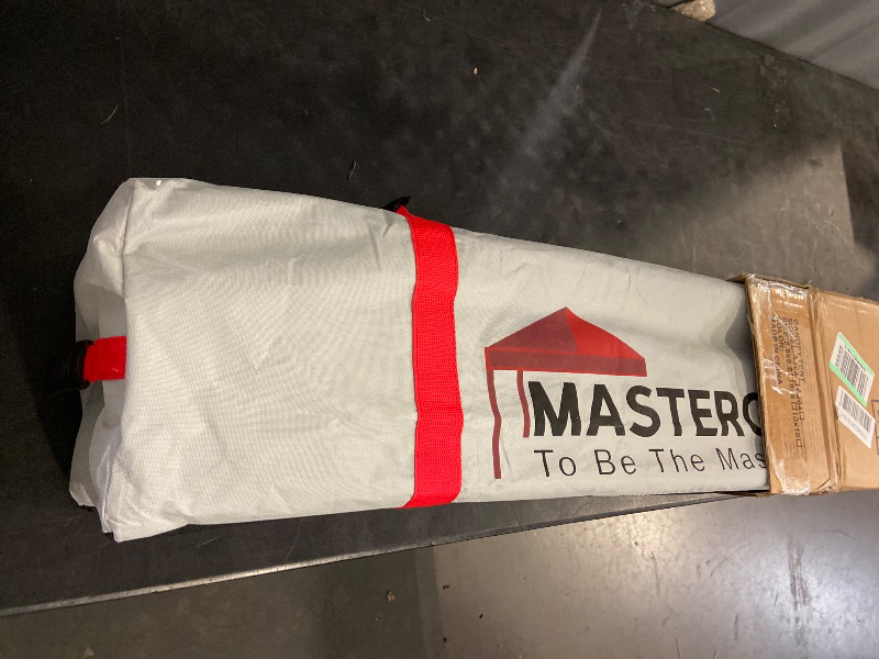 Photo 1 of MASTERCANOPY Durable Pop-up Canopy Tent with Roller Bag (8x8, Forest Green)