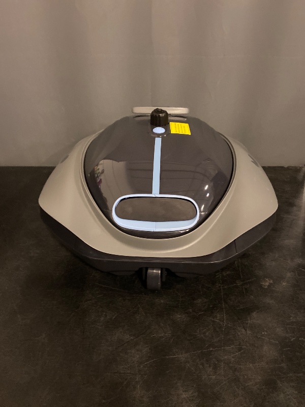 Photo 1 of Bubot 300P Robotic Pool Cleaner, Cordless Pool Vacuum with Industry Leading Suction Power, Bluehole Tech, DirtLock Tech, Smart Sensor for Above-Ground Flat Pools up to 850 Sq.Ft, Silver
