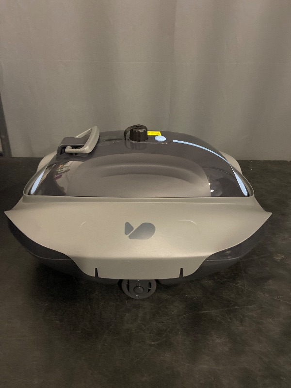 Photo 1 of Bubot 300P Robotic Pool Cleaner, Cordless Pool Vacuum with Industry Leading Suction Power, Bluehole Tech, DirtLock Tech, Smart Sensor for Above-Ground Flat Pools up to 850 Sq.Ft, Silver
