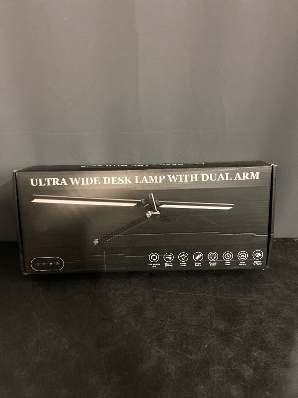 Photo 1 of 2-in-1 LED Desk Lamp, 24W Brightest with Table Lamp with Clamp, Desk Light with Flexible Swing Arm,3 Color Modes Stepless Dimmable Double Head Architect Desk Lamps for Home Office Workbench Reading
