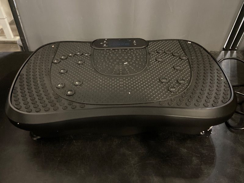 Photo 1 of AXV Vibration Plate Fitness Platform Exercise Machine Vibrating Shaking Full Body Shaker Workout Vibrate Stand Shake Board Sport Gym for Weight Loss Fat Burner for Women Men